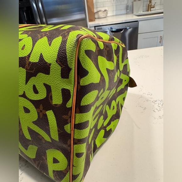 Louis Vuitton Graffiti Stephen Sprouse Keepall 50 Green - Picture 7 of 16